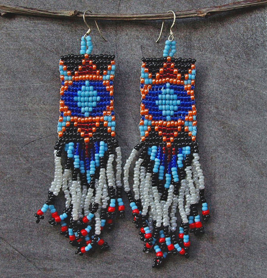 Navajo Style Earrings 