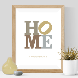 Home Is Where The Heart Is Print