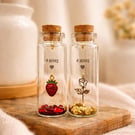 Gift Set 4th Fruit & Flower Anniversary Message Bottle Keepsakes