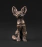Foundry Bronze Fennec Fox Animal Statue Small Bronze Metal Sculpture - Image 1