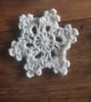 Beautiful crochet snowflake decorations, coasters, tree hangers. 