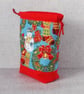 Project bag, drawstring bag, snowman, Christmas - Image 5