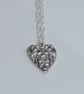 Fine Silver Heart Pendant  - Image 3