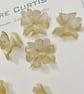 Metallic Gold Silk organza cherry blossom flowers - Image 2