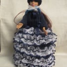 COVER GIRL - SPARE TOILET ROLL COVER - SAILOR DOLL