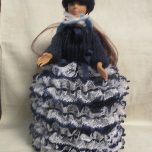 COVER GIRL - SPARE TOILET ROLL COVER - SAILOR DOLL