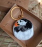 'Puffin lucky' worry stone keyring  - Image 4