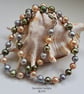 Designer AA Grade Potato Freshwater Pearl Sterling Silver Necklace - Image 2