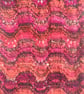 Red & Pink Striped lace scarf   - Image 3