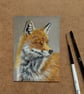 ACEO Original artwork of a Fox.