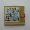 Sewing Needle Case with Sewing Machine Applique Panel