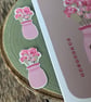 January Birth Flower Card, Carnation, Birthday Card, Floral Greeting Cards, Bota - Image 2