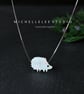 Opal Hedgehog Necklace With 925 Sterling Silver Chain - Image 6