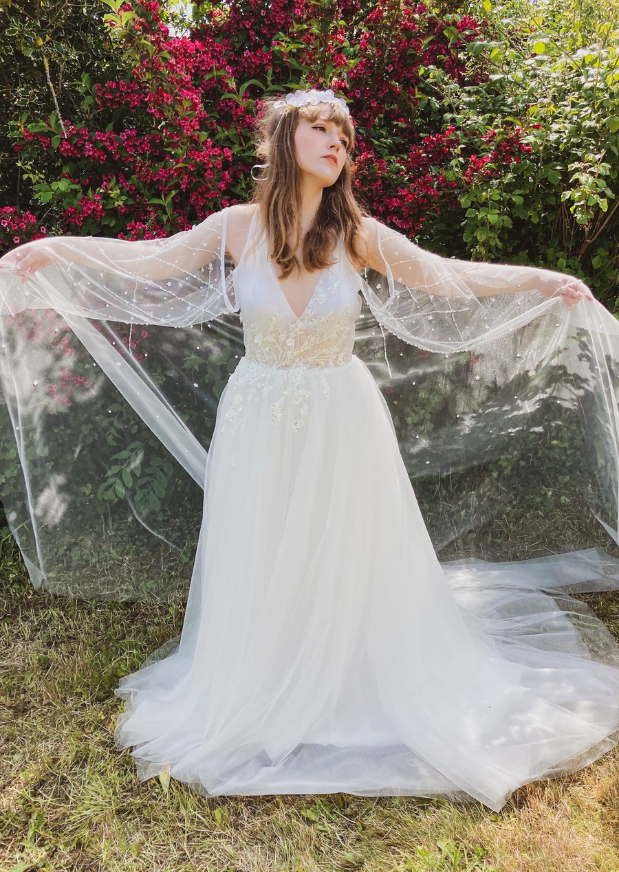 Flower Maiden Whimsical Wedding Dress