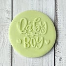 Baby Boy Icing Stamp, Baby Icing Embosser, Cookie Stamp, Icing Embosser IS0027-O