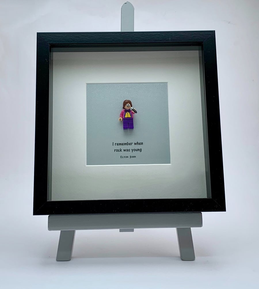 Elton John mini Figure frame