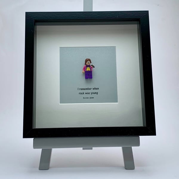 Elton John mini Figure frame