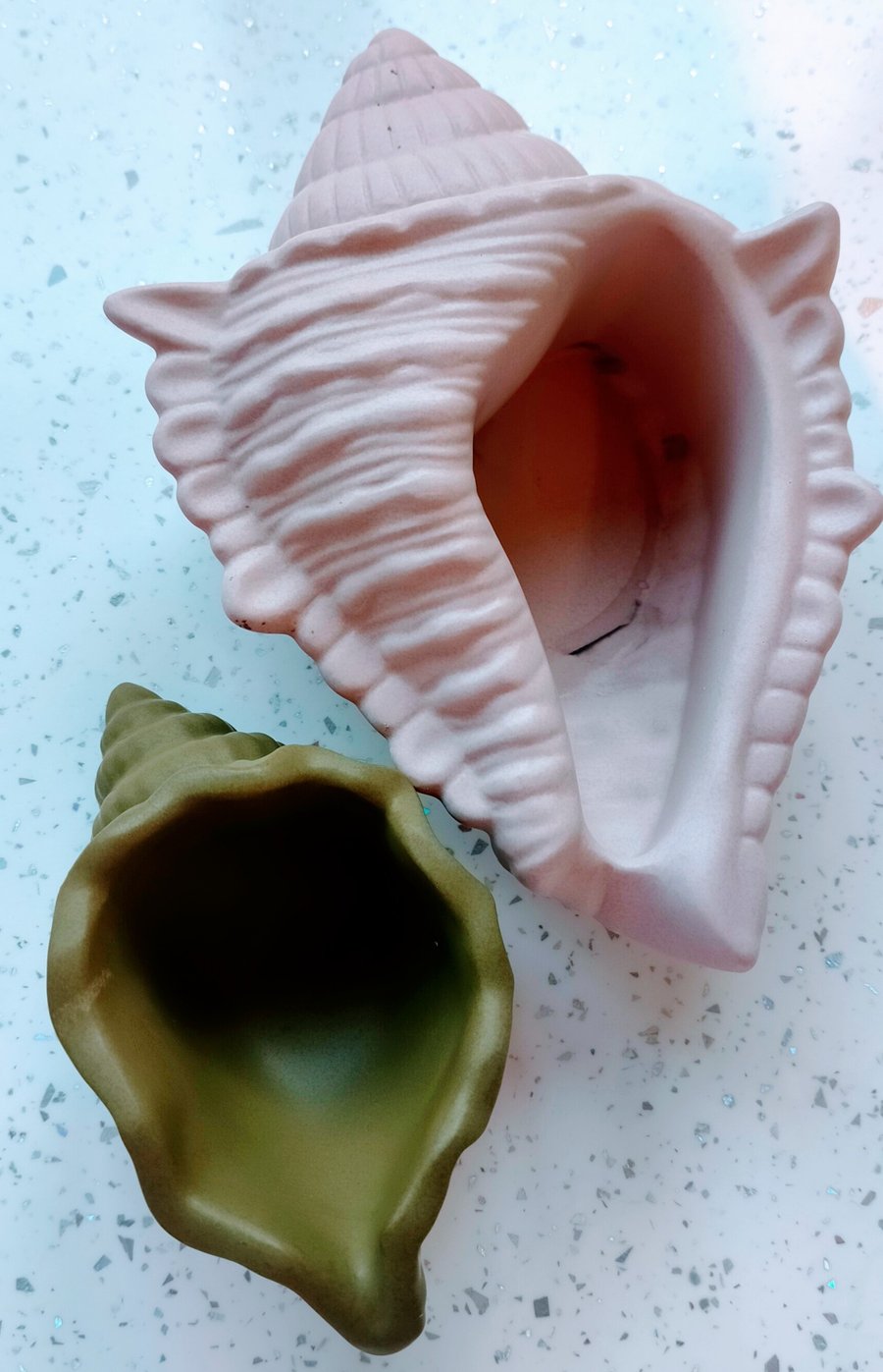 Jesmonite Conch or Seashell Trinket Dish 