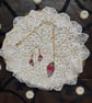 Fairy wing necklace and earring set - Image 2