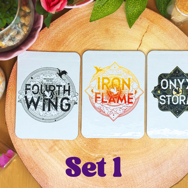 Fourth Wing Fridge Magnets (set of 3)