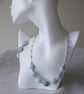 Blue Sky Sterling Silver Necklace featuring Hexagonal blue Opals - Image 6