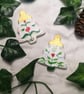 Folksy Christmas Trees 