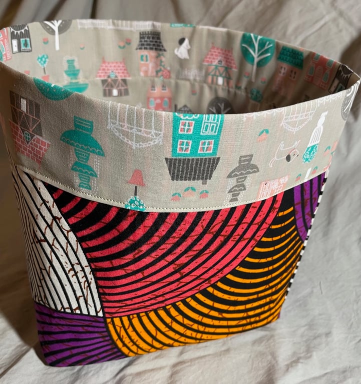 Fabric storage tub - large