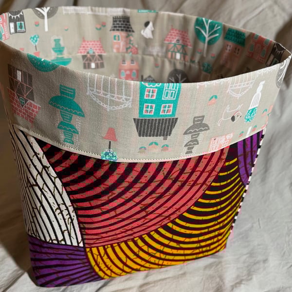 Fabric storage tub - large
