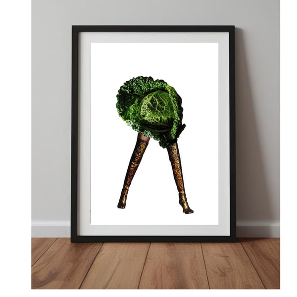 A4 art print - cabbage 