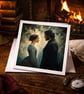Jane Eyre Inspired Romantic Card - Jane and Rochester Art Card
