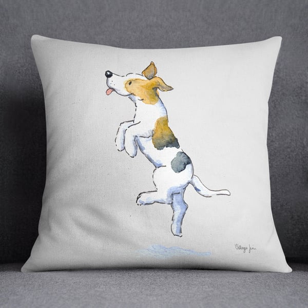 Jack Russell Jumping Cushion