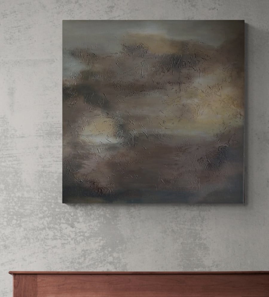 Nostalgic Forest Original Acrylic Painting