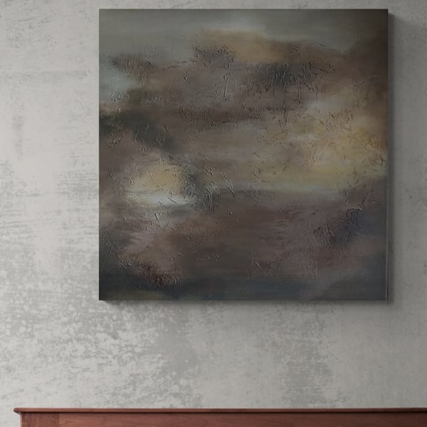 Nostalgic Forest Original Acrylic Painting