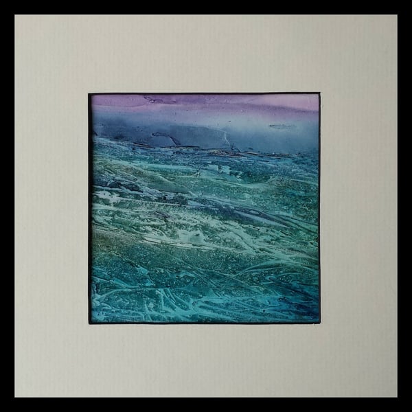 WILD SEAS, an original abstract painting