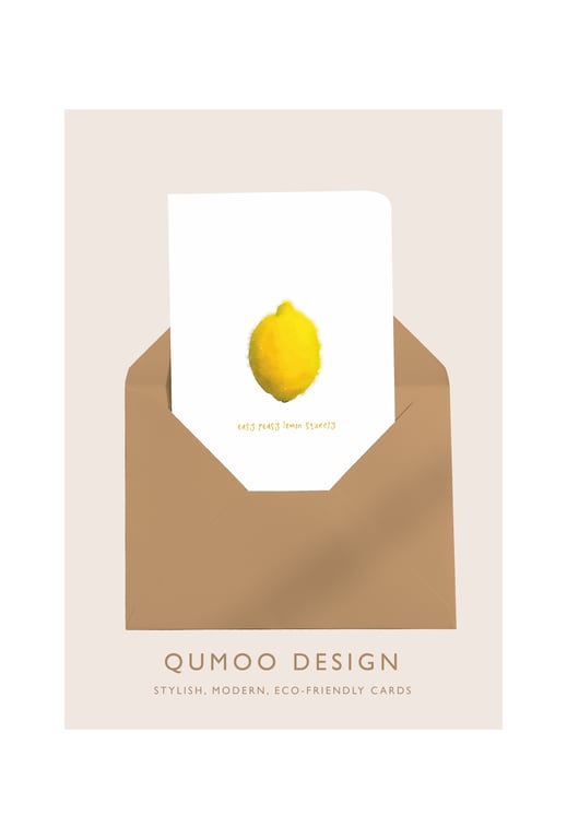 Lemon Good Luck Easy Peasy Lemon Squeezy Exam Card You've Got This (QM229)