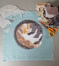 Ginger cat card, sleeping cat, cat lovers, love cats - Image 4