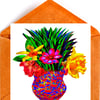 Flowers in a Beautiful Vase Birthday, Greeting Card