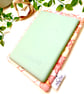 Handmade Vintage Fabric pink Retro Floral Kindle Sleeve, E-reader pouch - Image 2