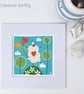 I Love Ewe, sheep with heart balloon illustration, original Giclee print  - Image 7