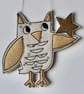 'Little Owl with a Star' - Hanging Decoration - Image 4