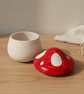 Red and White Toadstool Mushroom Shaped Trinket Pot - Whimsical Jewellery Box