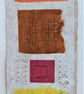 Colourful Combinations Yellow Pink Orange Handstitched Geometric Art Pictures - Image 3
