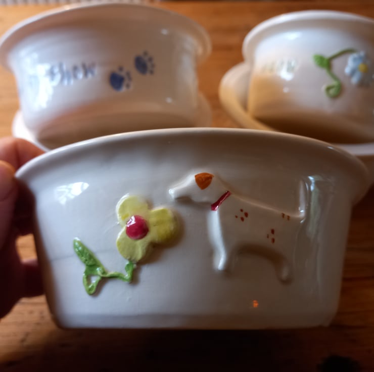 Dogs Bowl Folksy