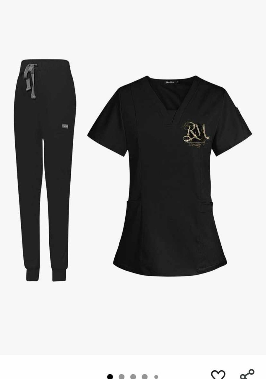 Womens scrub set  beauty salon uniform