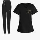 Womens scrub set  beauty salon uniform