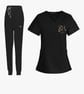 Womens scrub set  beauty salon uniform