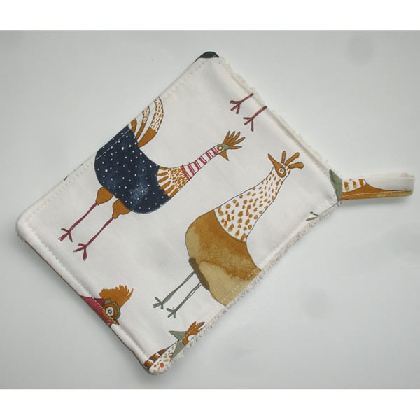 Kitchen Grab Pad Potholder Pot Holder Hen Chicken