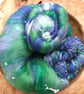 50g Bluebell Art Batt for Spinning & Felting - Image 1