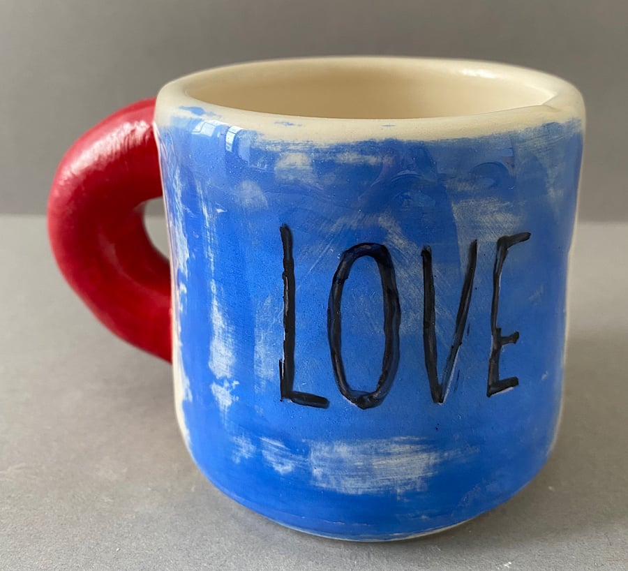 Blue Love cup