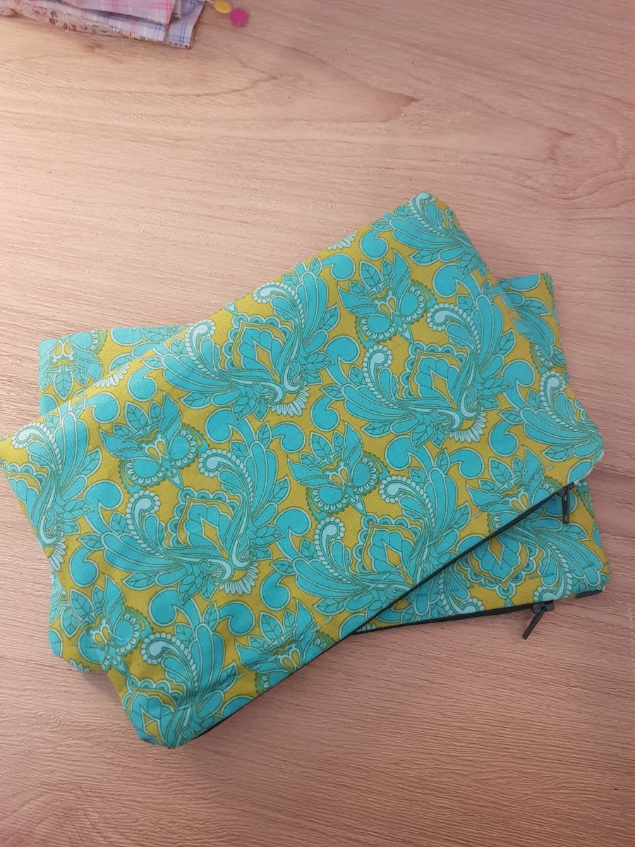 Tula pink owl make up bag 